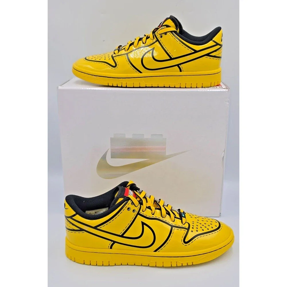 Nike Dunk Low x LEGO Collection Tour Yellow Black GS 5Y Women’s 6.5 IF2117 700
